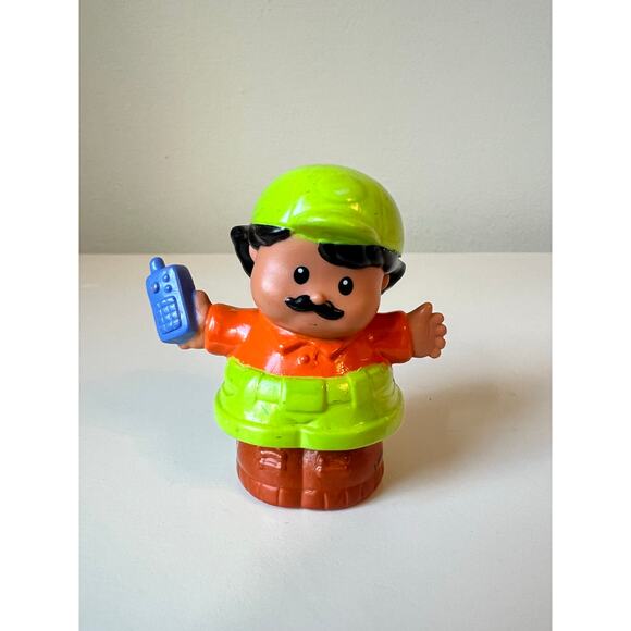 Fisher-Price Little People Work Together Dump Truck With Figure and Road Signs - Picture 9 of 9